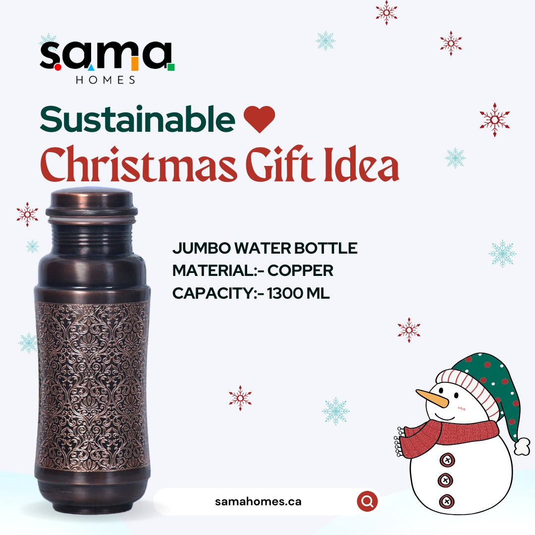 Sustainable Gift Ideas This Holiday Season: The Copper Water Bottle for Health-Conscious People - Sama Homes