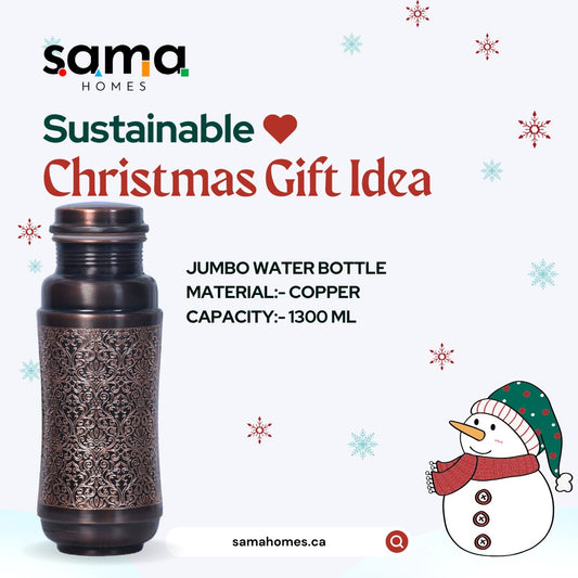 Sustainable Gift Ideas This Holiday Season: The Copper Water Bottle for Health-Conscious People - Sama Homes