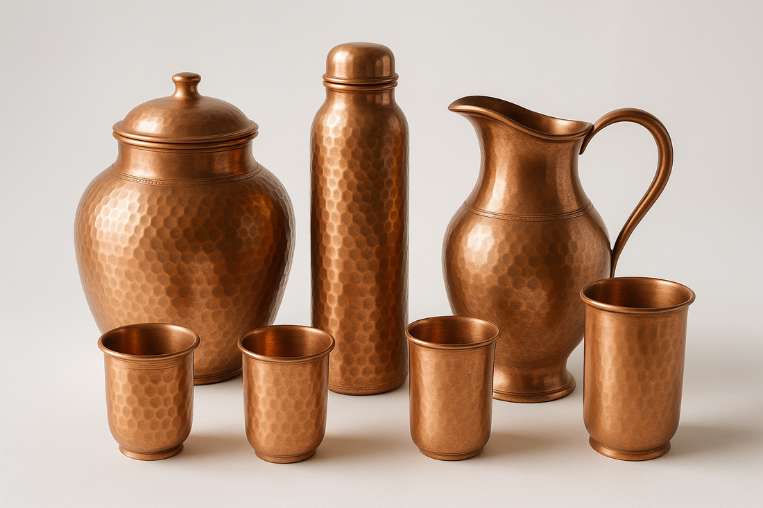 🌿 Discover Sama Homes’ Premium Ayurvedic Copper Water Bottle Collection - Sama Homes
