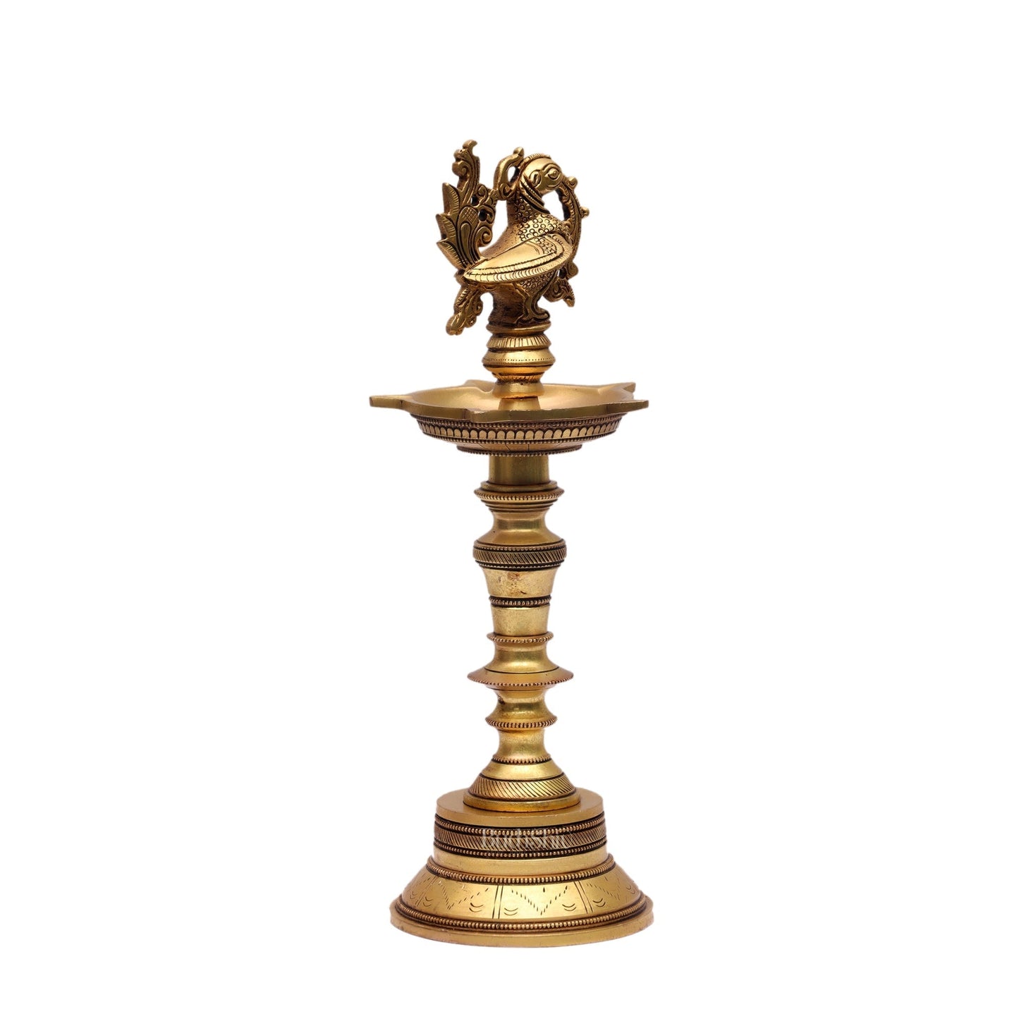 Sama Homes-brass fine peacock lamp 12