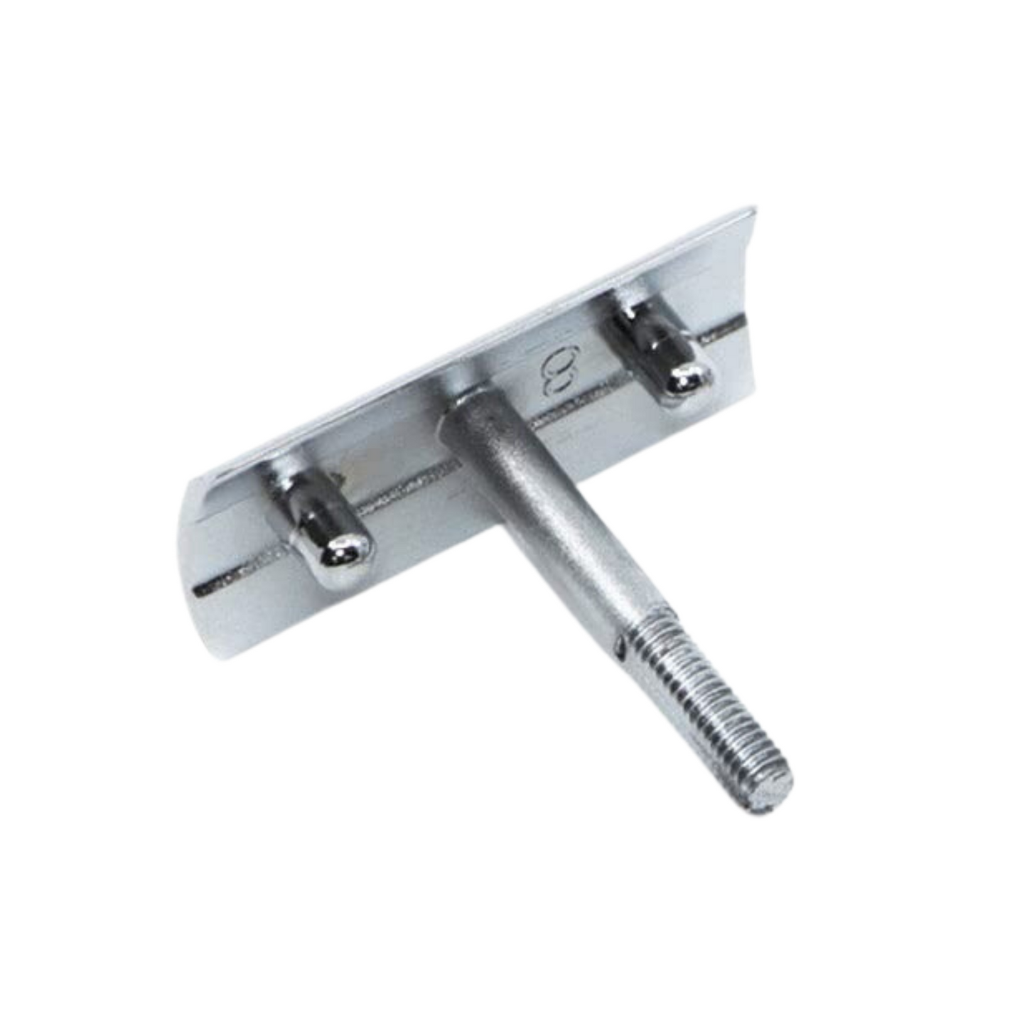 MERKUR 34C Top Plate with Long Screw in Chrome Finish MK-90004