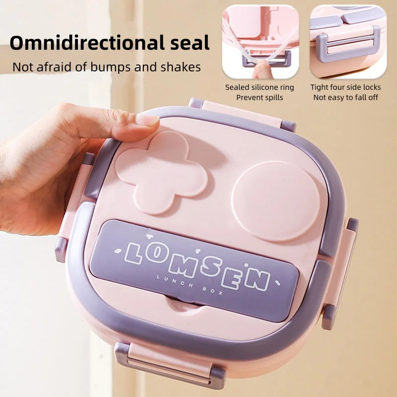 New Arrival Bpa-free Stainless Steel Lunch Box Korea Silicone Lid Eco-friendly Children's Dishwasher Bento Box Storage