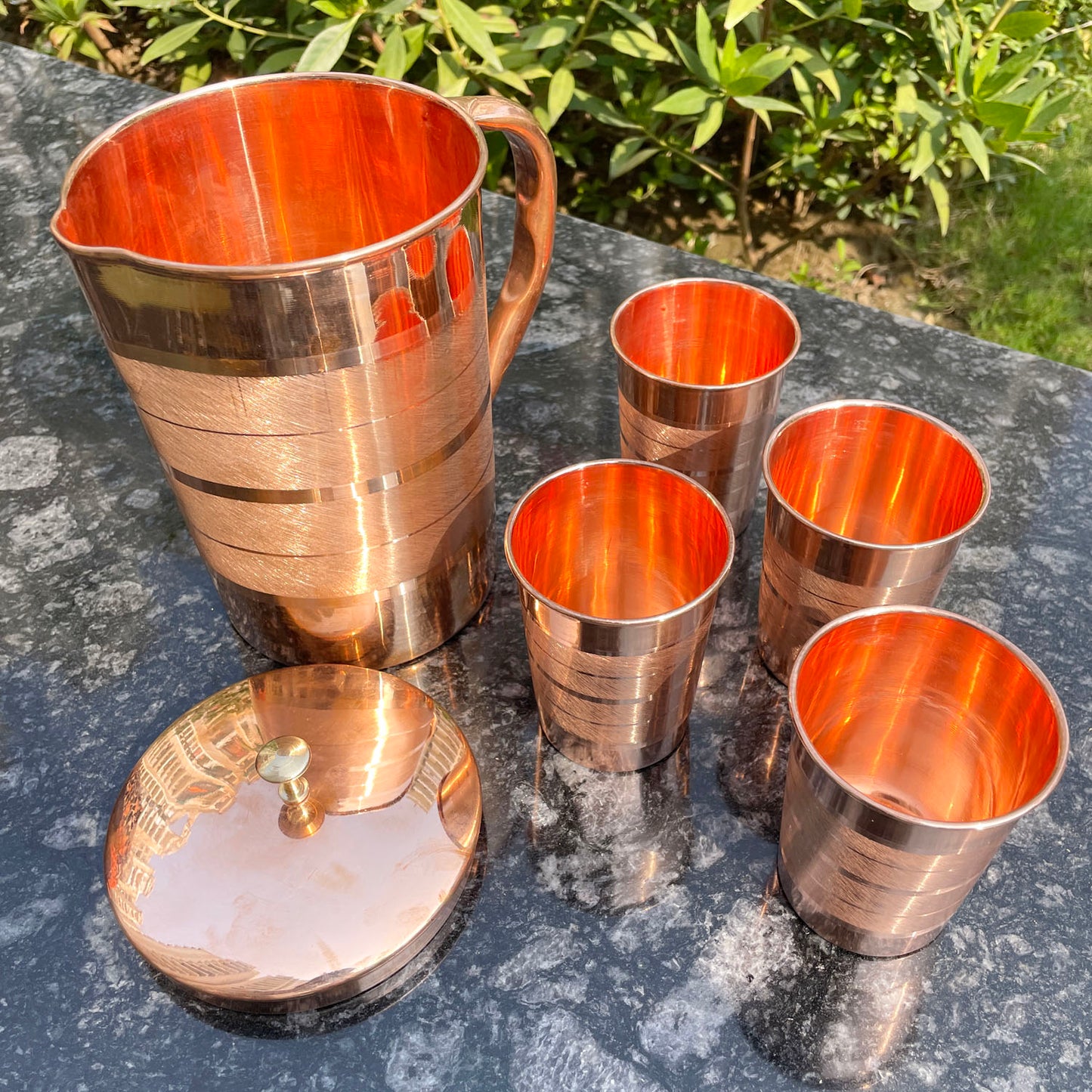Copper Jug Set for Diwali Gift