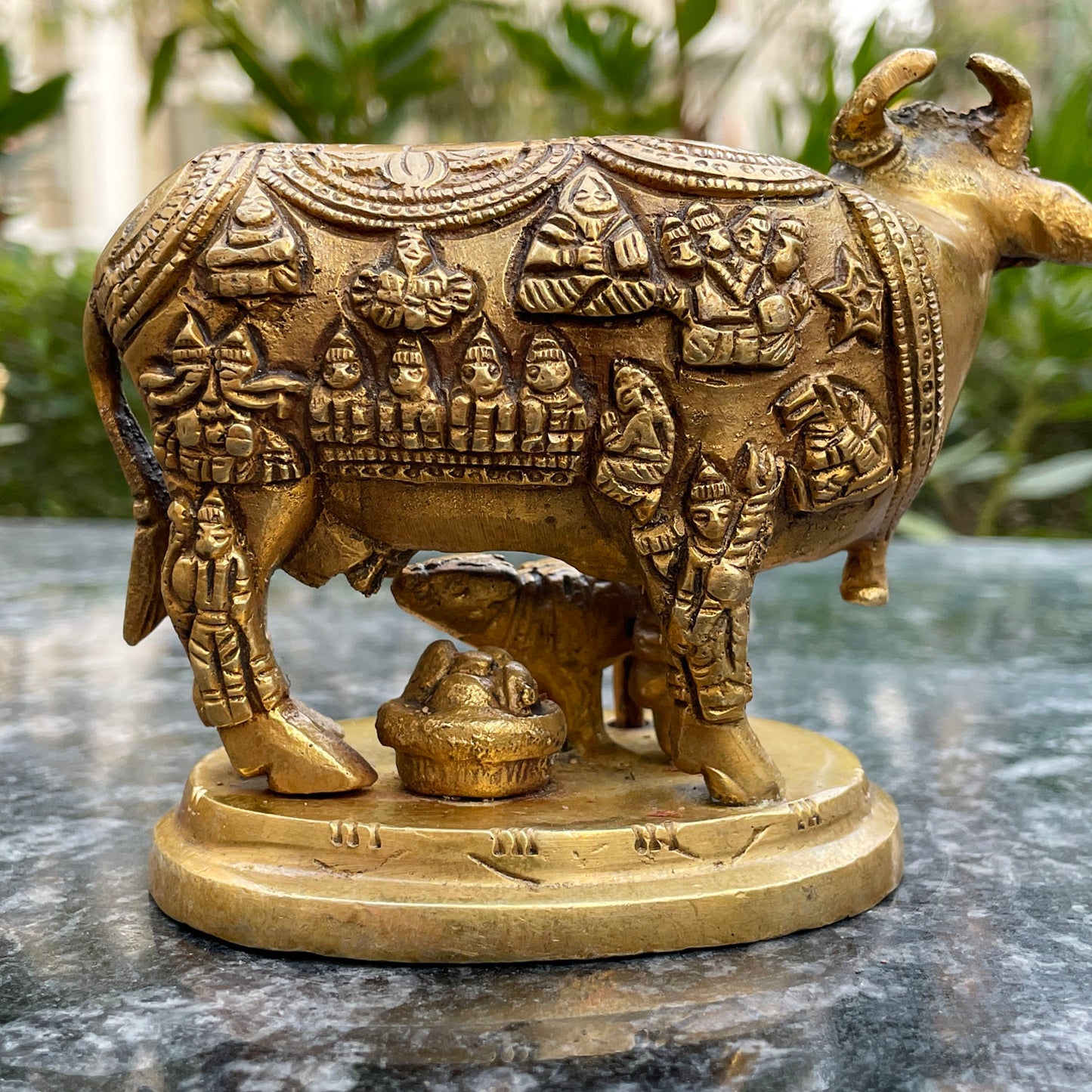 Kamdhenu Cow Antique Design
