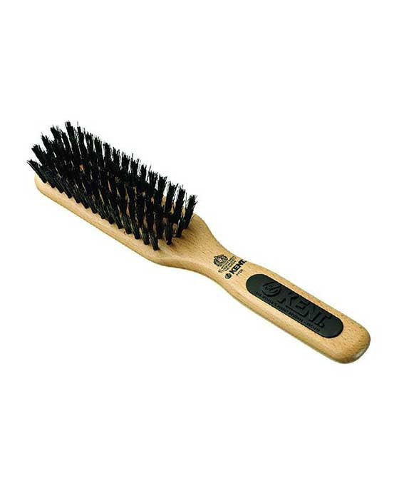 K-NS06 Kent Natural Shine Brush, Narrow Head, Pure Bristle