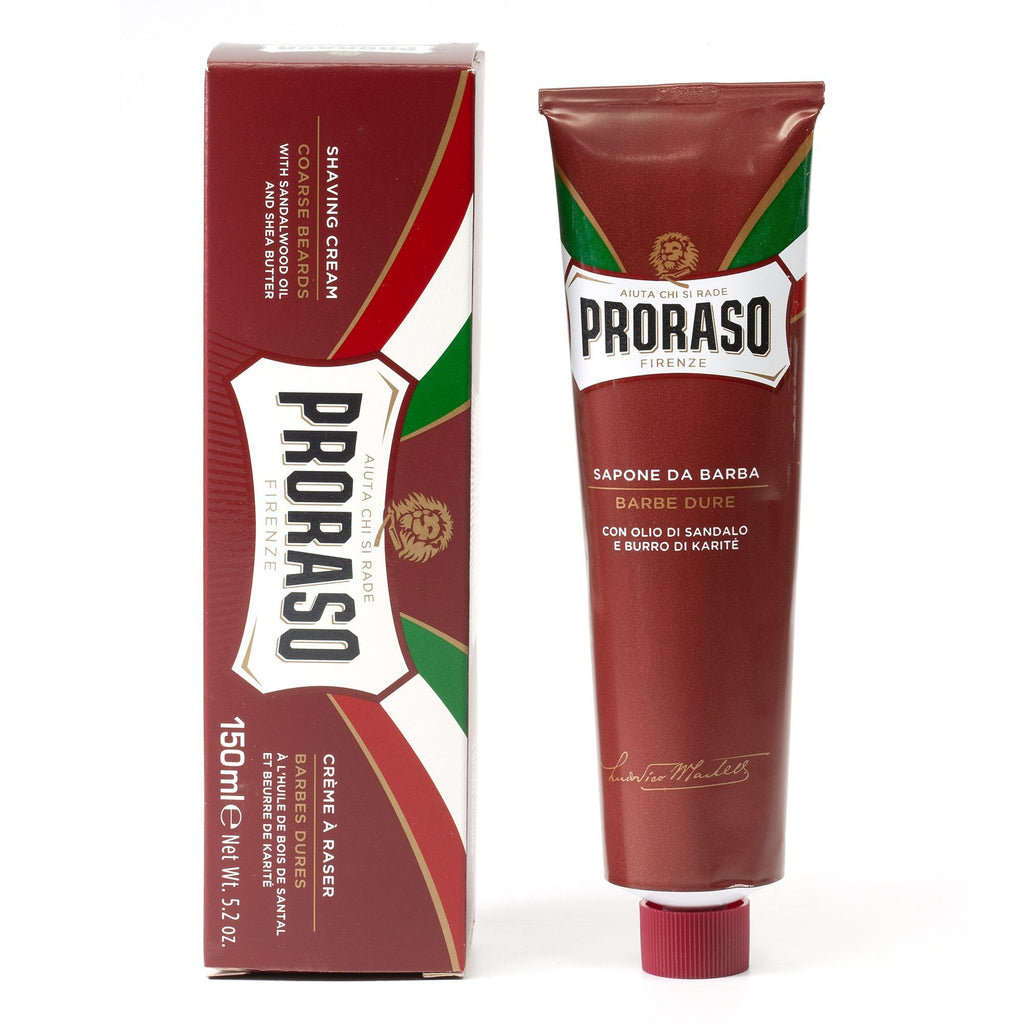 Proraso Shaving Cream Sandalwood with Shea Butter Tube Red