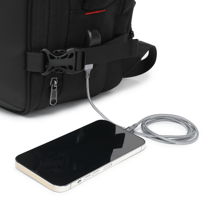 Premium laptop backpack bag with external usb port - Sama Homes