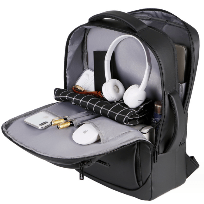 Premium black Laptop backpack bag for gadgets - Sama Homes