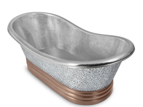 MIRAGE Antique Copper Mosaic Bathtub