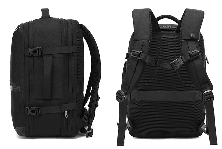Laptop enlagrable black backpack - Sama Homes