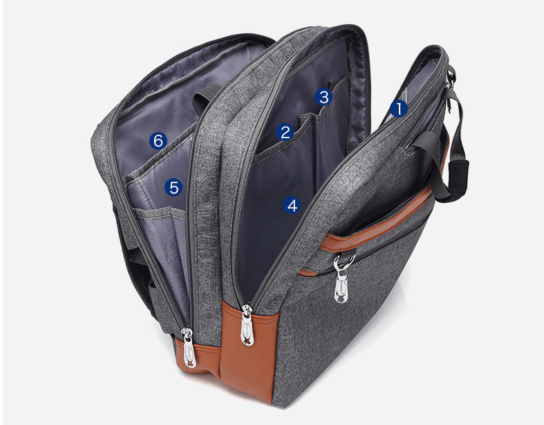 Laptop backpack and hand bag for office and college - Sama Homes