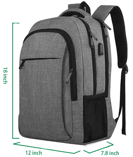 Stylish laptop backpack with in-built charging port - Sama Homes