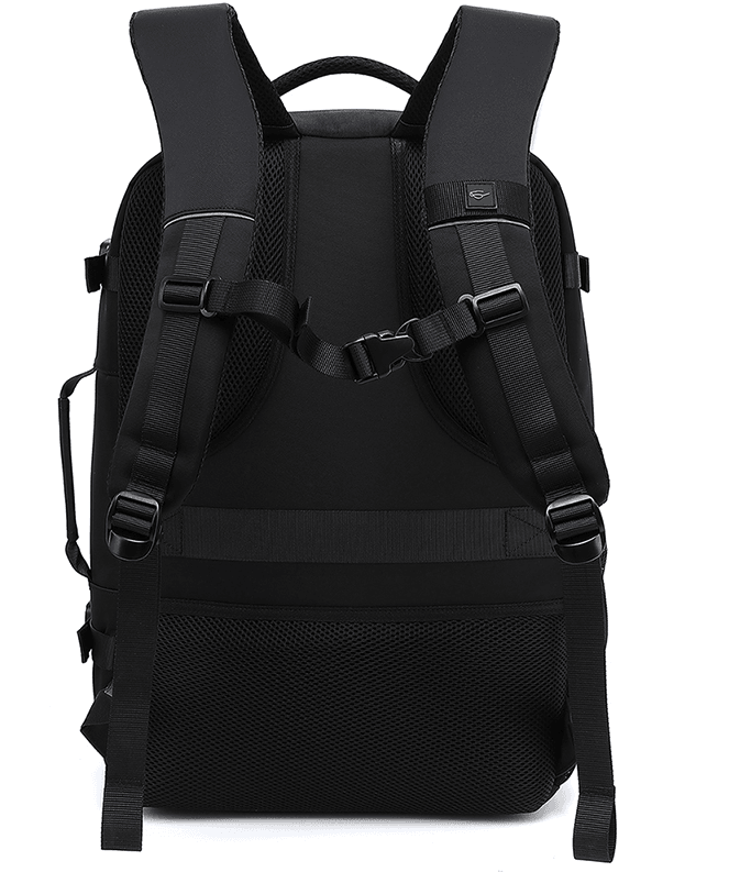 Premium black laptop travel backpack - Sama Homes