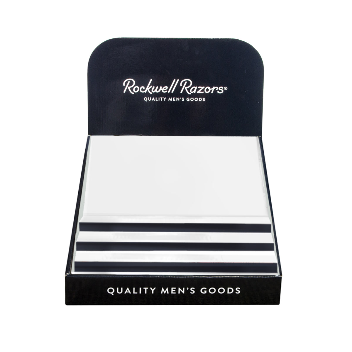 Rockwell Razors Empty Retail Cardboard Display (Build Your Own)