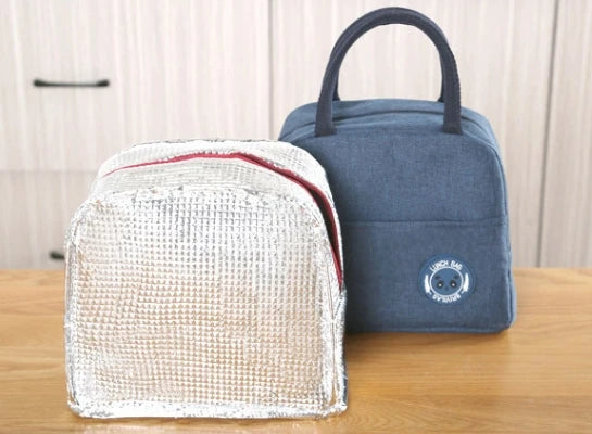 Bento bag large-capacity portable aluminum foil thickened insulated lunch box bag