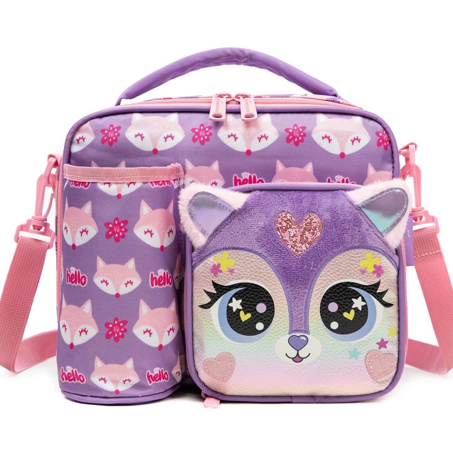 Kids Lunch Bag with Comparments for Girls Toddler School Teen Lunch Box Tote Bag Double Decker Cooler Insulated Lunch Bag