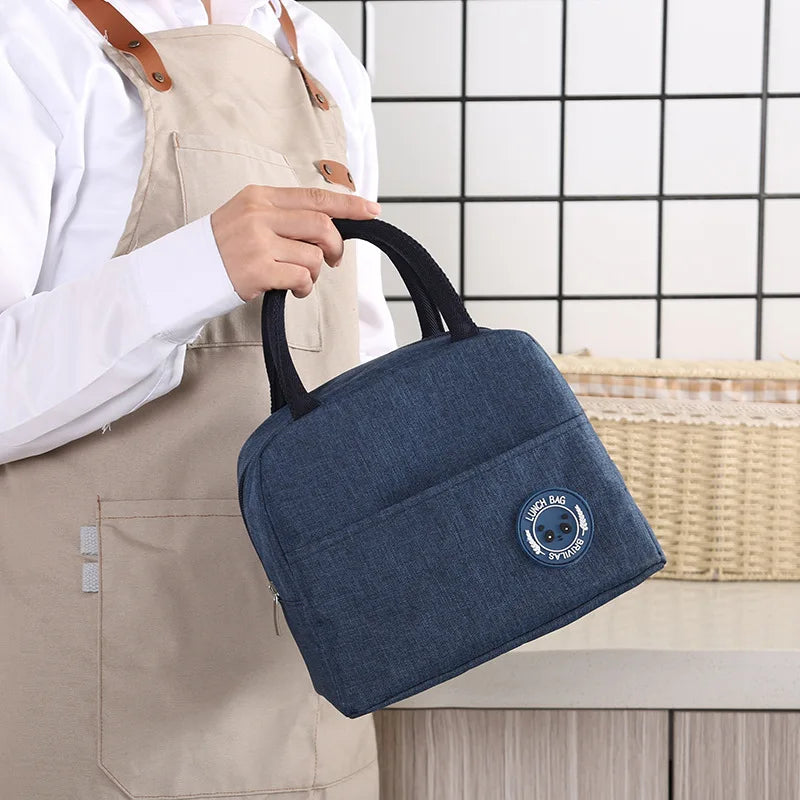 Bento bag large-capacity portable aluminum foil thickened insulated lunch box bag