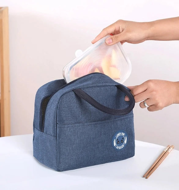 Bento bag large-capacity portable aluminum foil thickened insulated lunch box bag