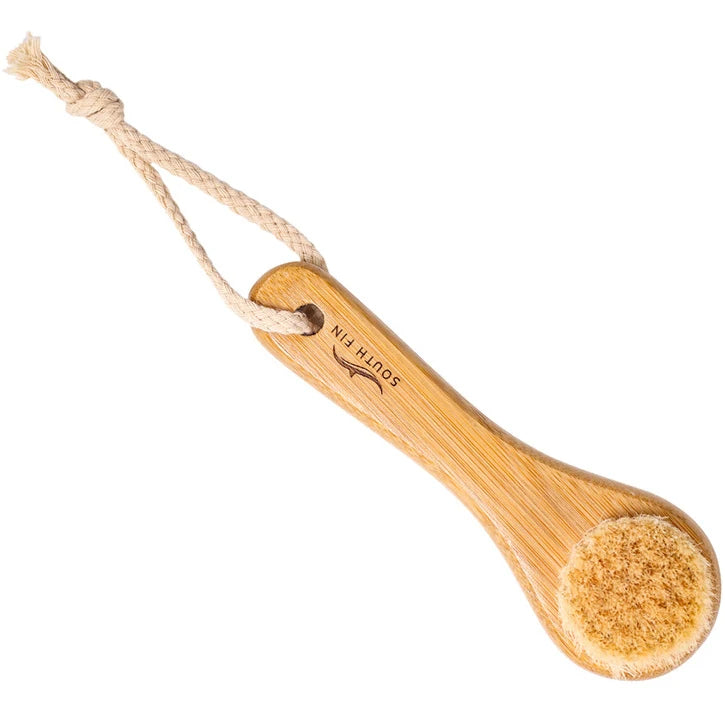 Premium Bamboo Facial Cleansing Brush – Soft Natural Horsehair for Deep Skin Cleaning & Massage