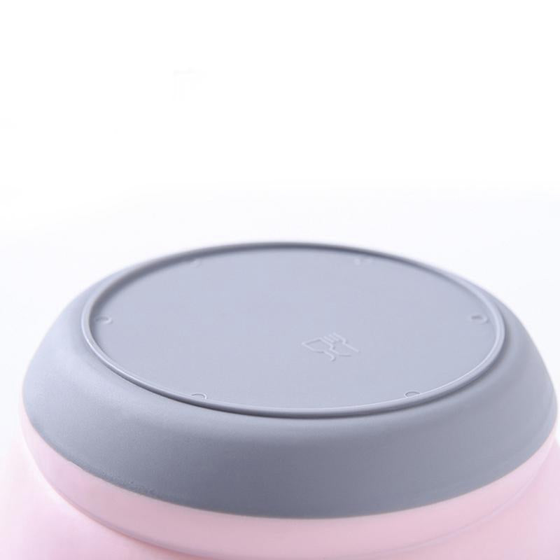3pcs/set Silicone Folding Lunch Box With Lid Portable Picnic Camping Bowl Set Kitchen Tableware Kit Foldable Fruit Salad Bowl