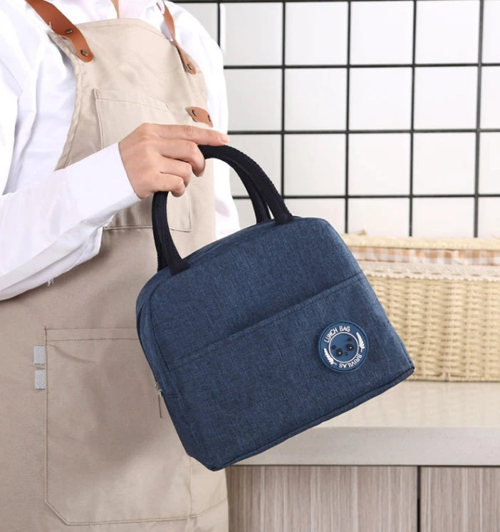 Bento bag large-capacity portable aluminum foil thickened insulated lunch box bag