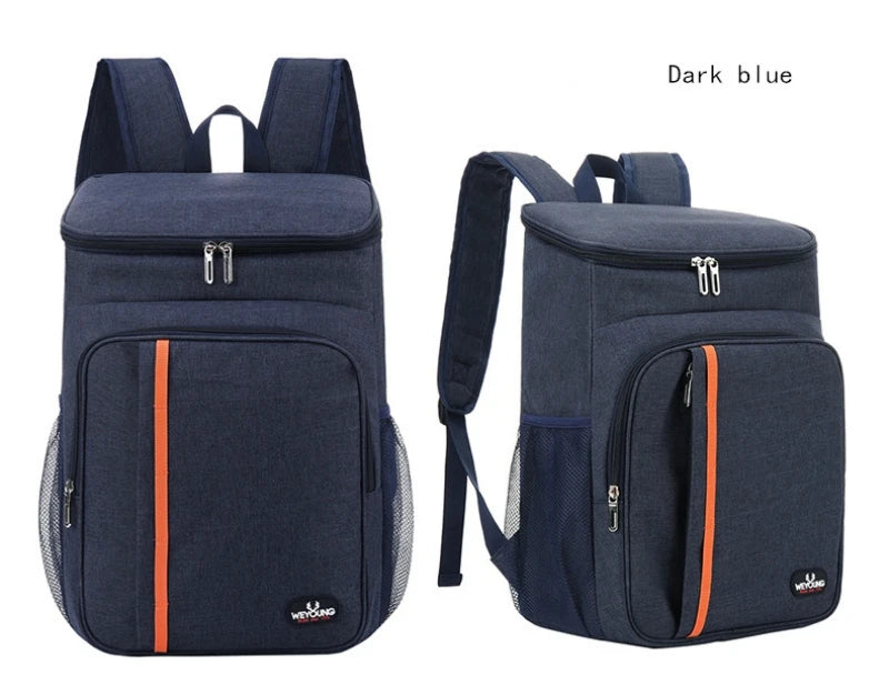 18L Portable Thermal Lunch Bag Food Box Durable Waterproof Cooler Ice Insulated Case Camping Oxford Dinner Backpacks Icebox