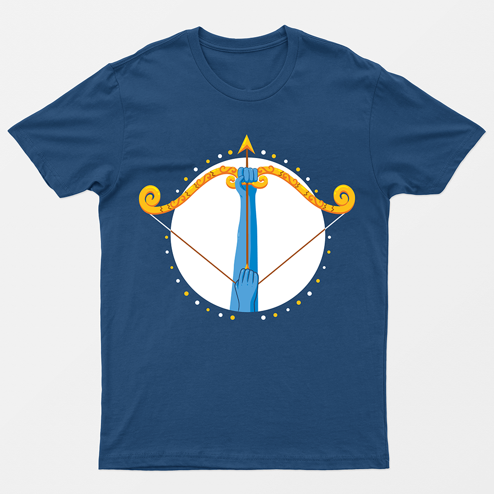 Lord Ram bow Printed 100% cotton T-shirt - Sama Homes