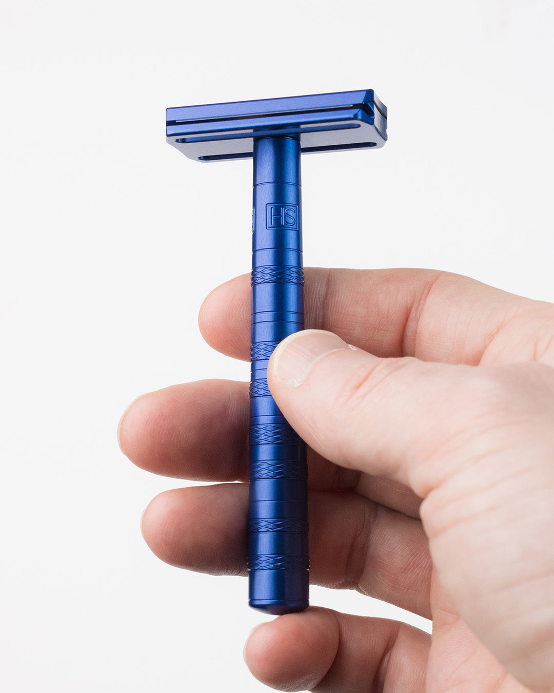 Henson AL13 Razor in Steel Blue – Smooth, Comfortable Shaving