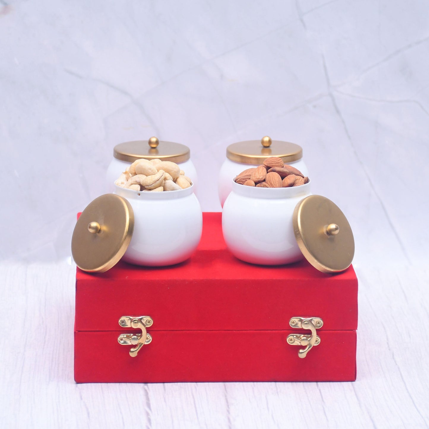 Dry fruits Jar Containers - Royal Gifting Box Pack of 2 and 4 - Sama Homes