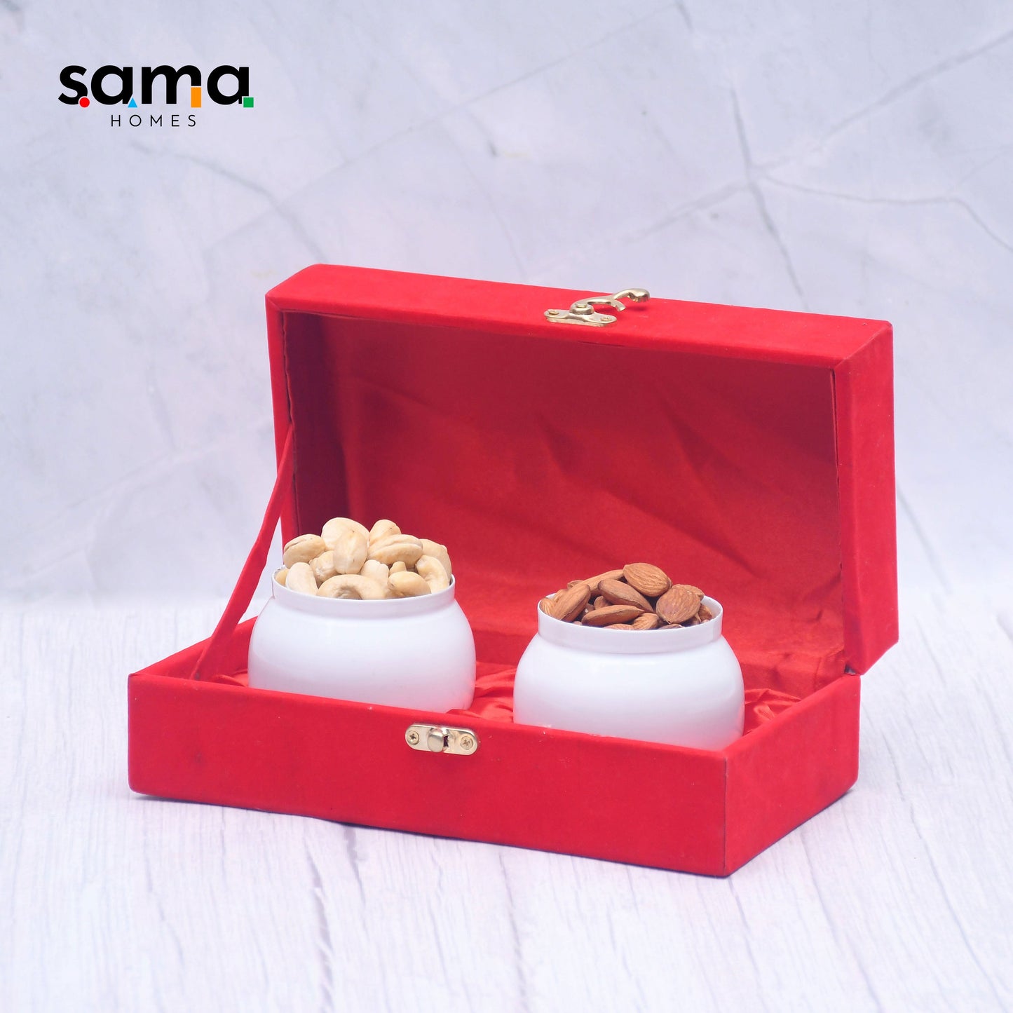 Dry fruits Jar Containers - Royal Gifting Box Pack of 2 and 4 - Sama Homes