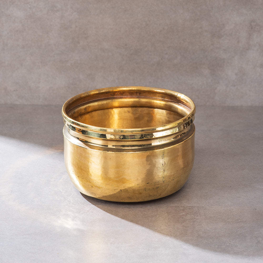 sama homes brass planters flower pot