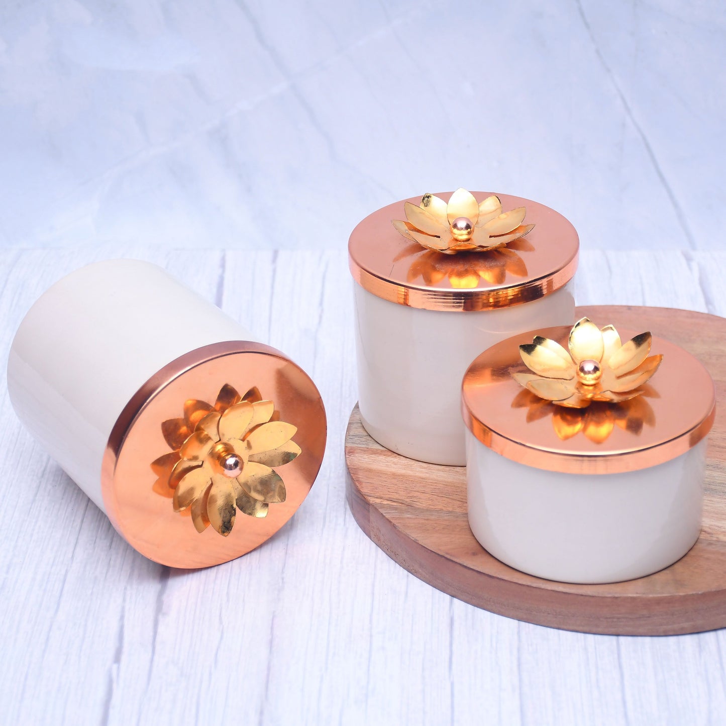 Exclusive Dryfruits Jar Containers for Home & Kitchen Storage Box Set of 3 - Sama Homes