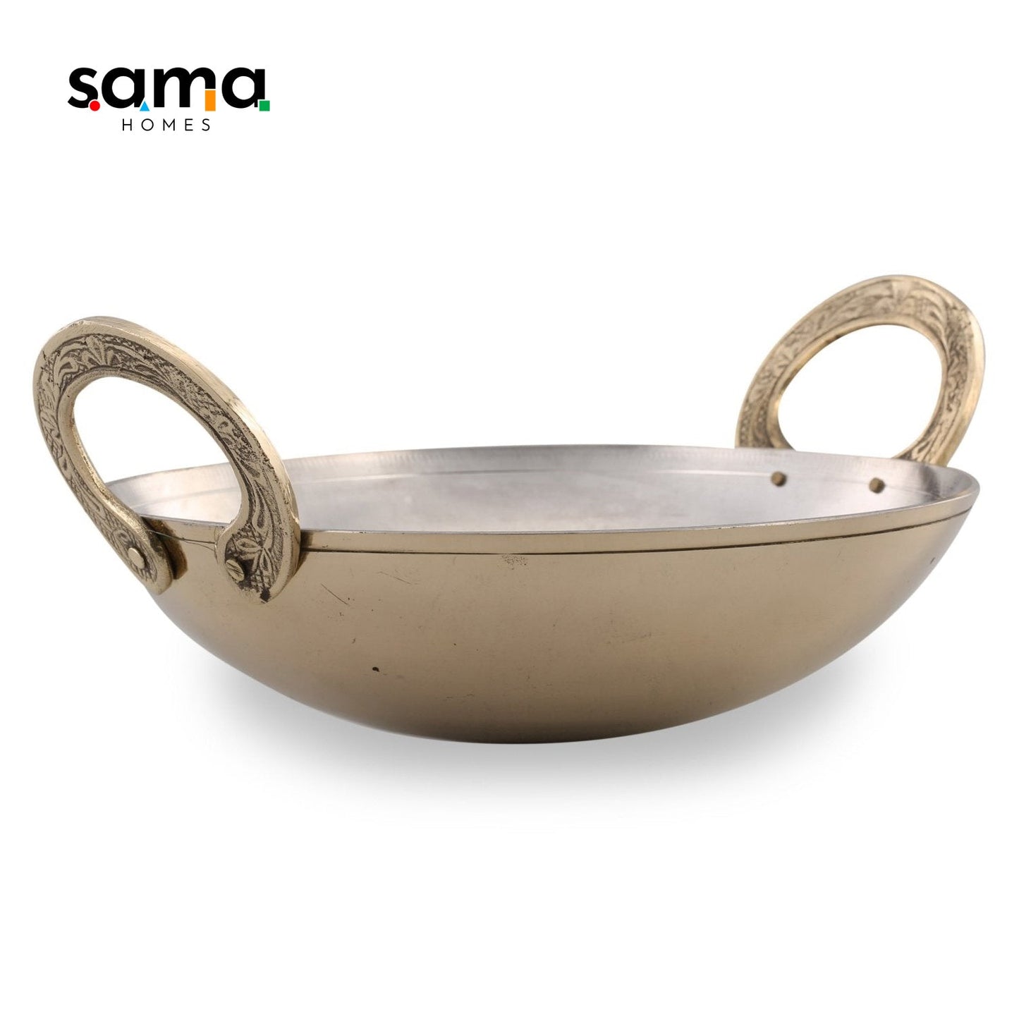 Brass Kadhai with Tincoating - Sama Homes