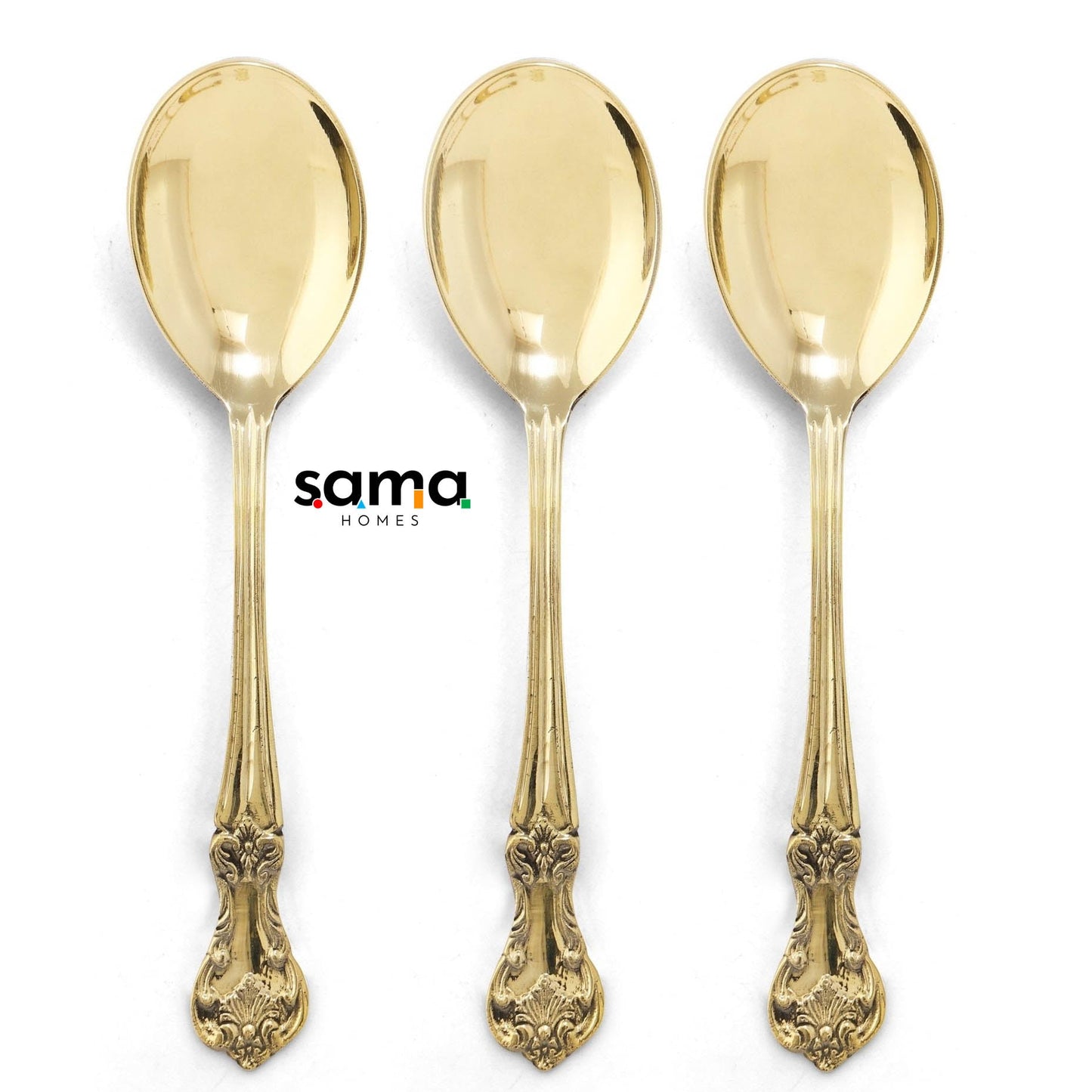Brass Serving Spoon - Sama Homes