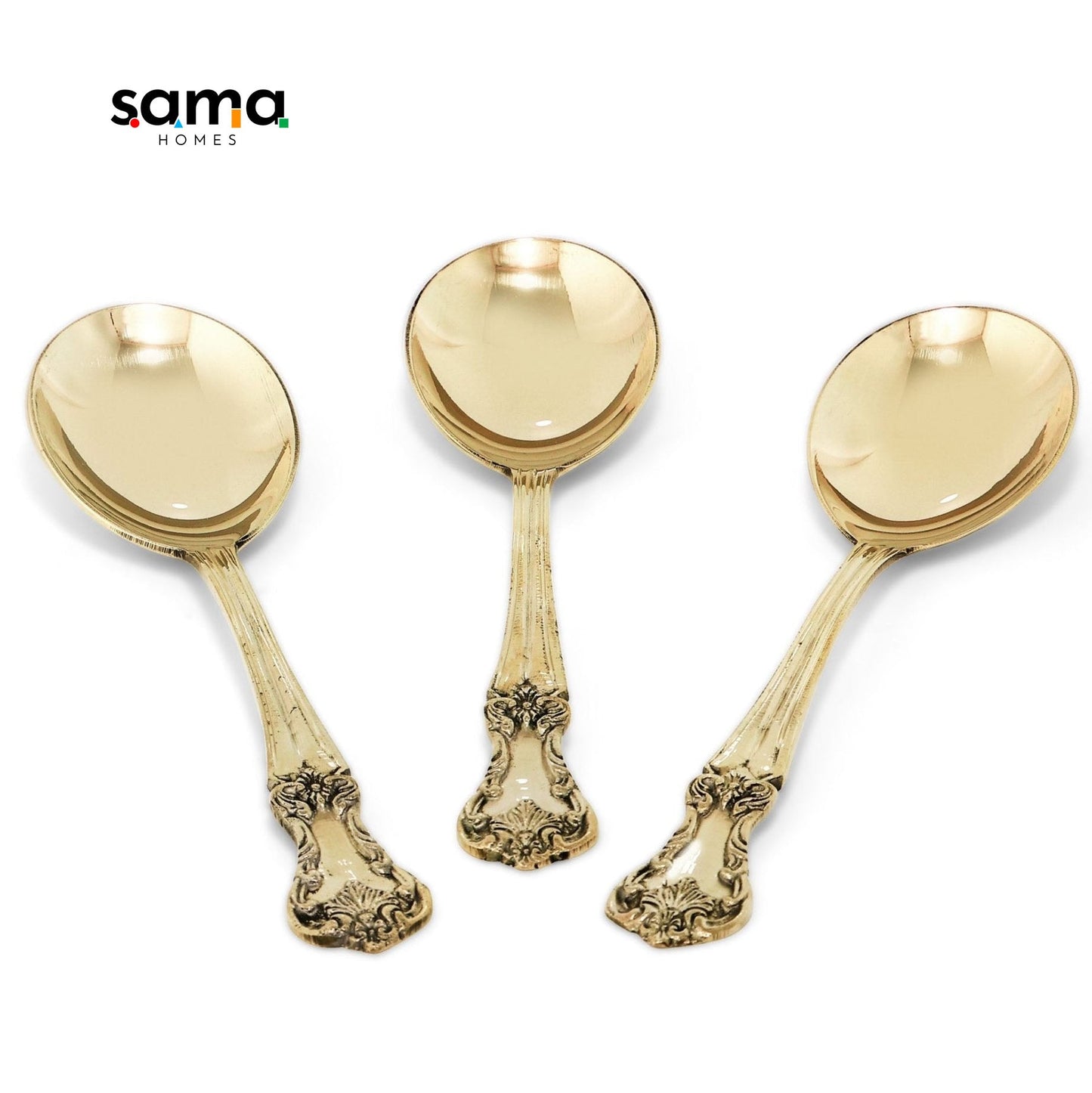 Brass Serving Spoon - Sama Homes