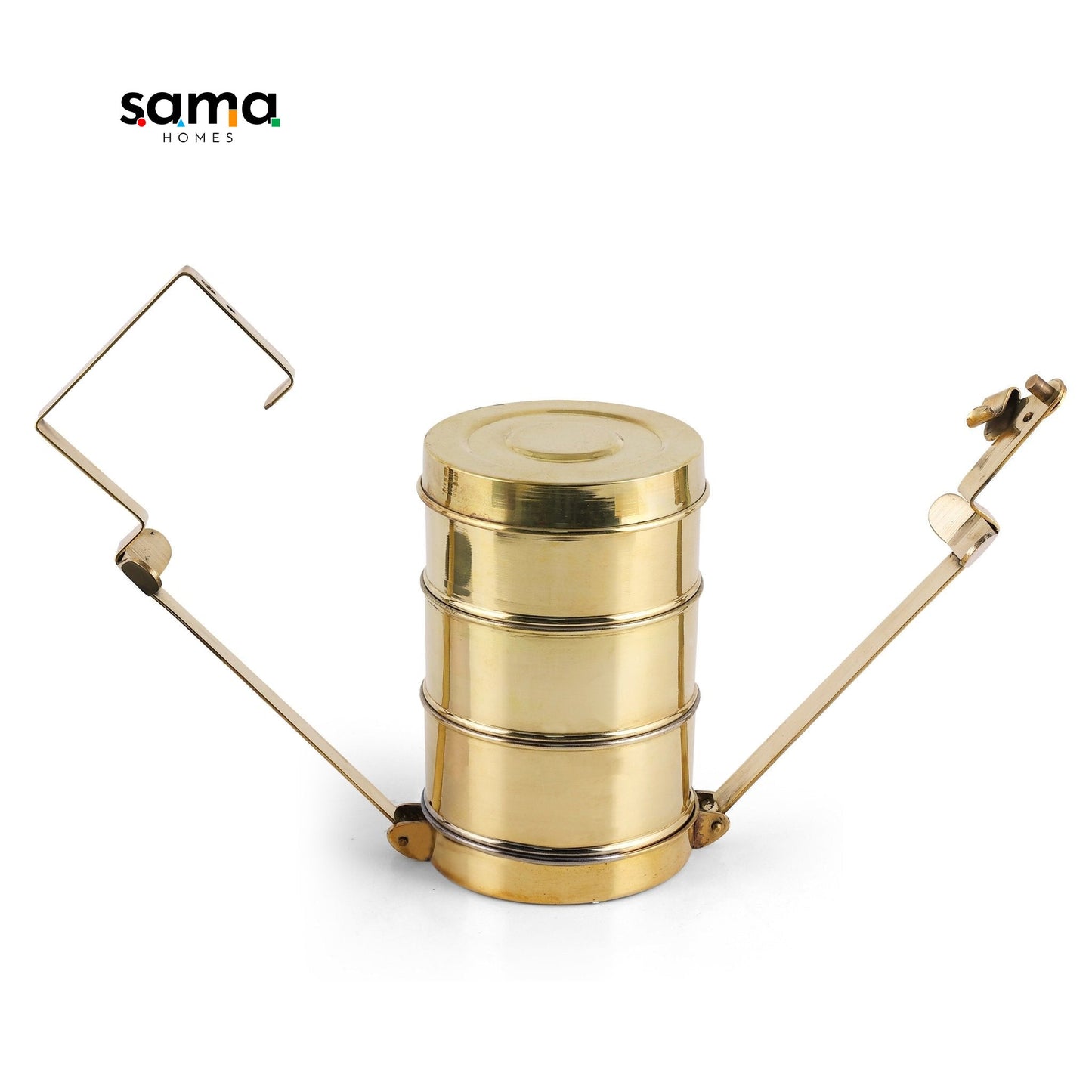 Brass Tiffin Box / Lunch Box - Sama Homes