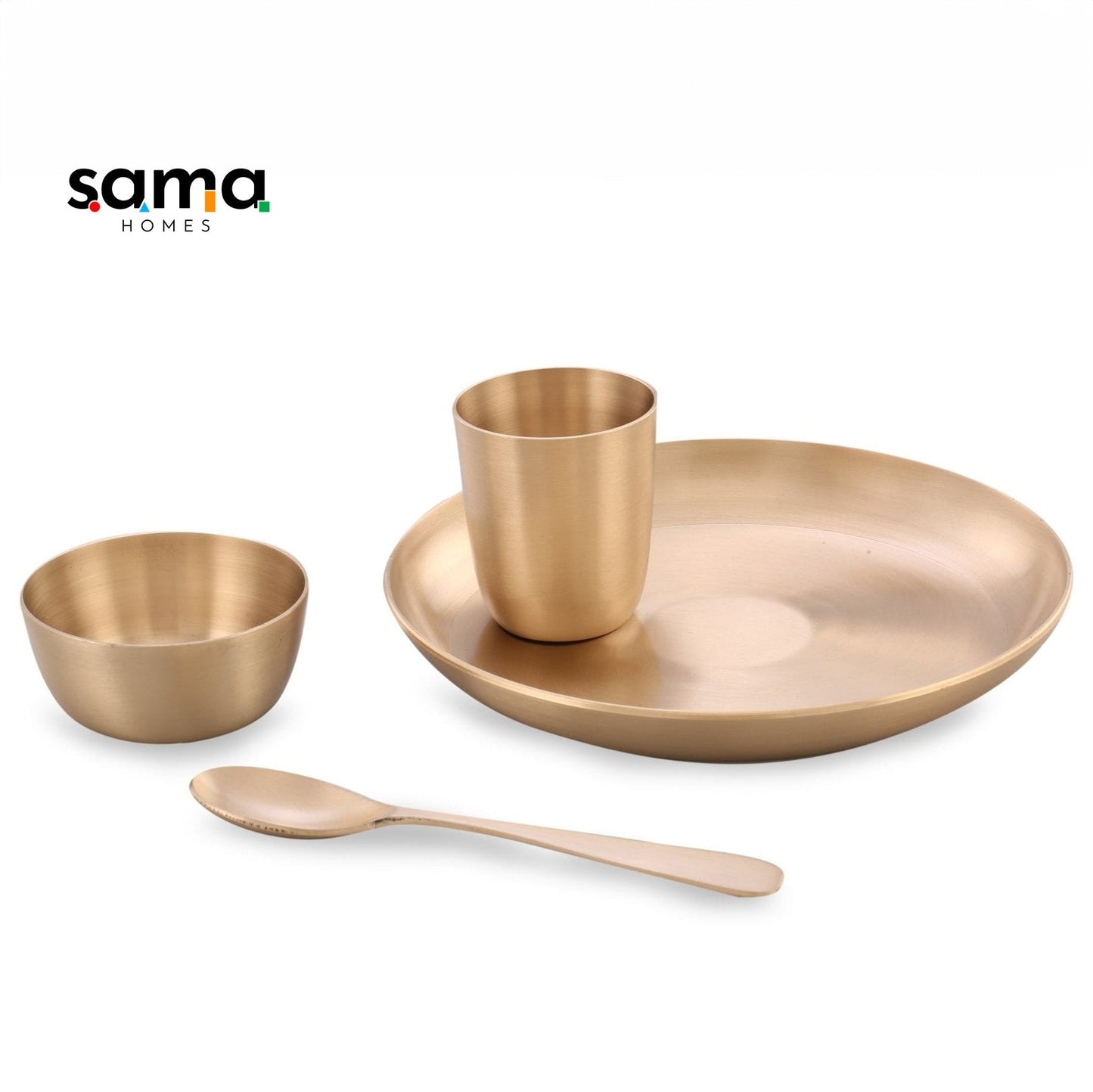 Bronze / Kansa Baby Set (Pack of 4) - Sama Homes