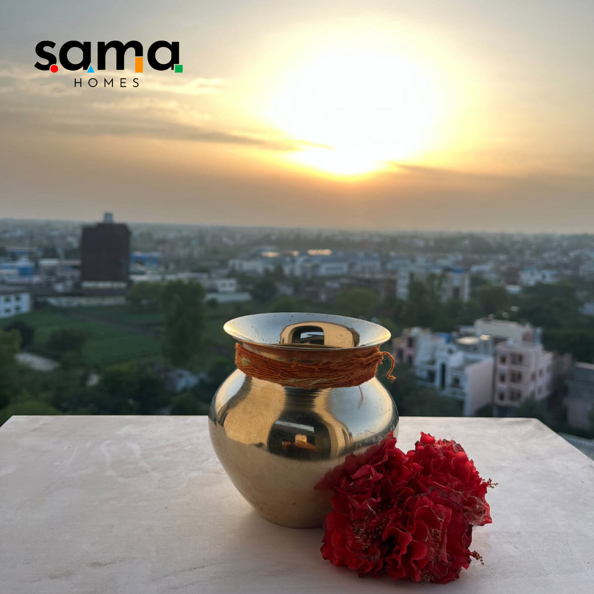 Bronze / Kansa Pooja Pitcher (Kalash / Lota) - Sama Homes