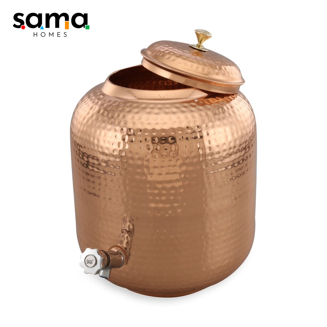 Copper Water Dispenser | Traditional Vessel with Health Benefits - Sama Homes