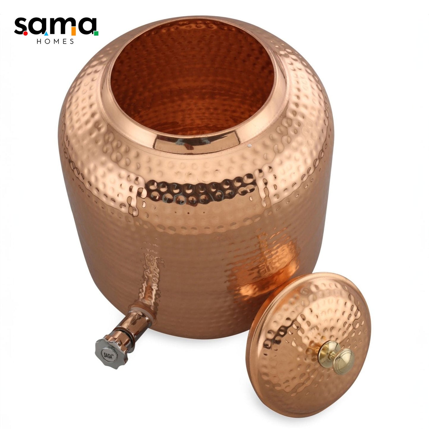 Copper Water Dispenser | Traditional Vessel with Health Benefits - Sama Homes