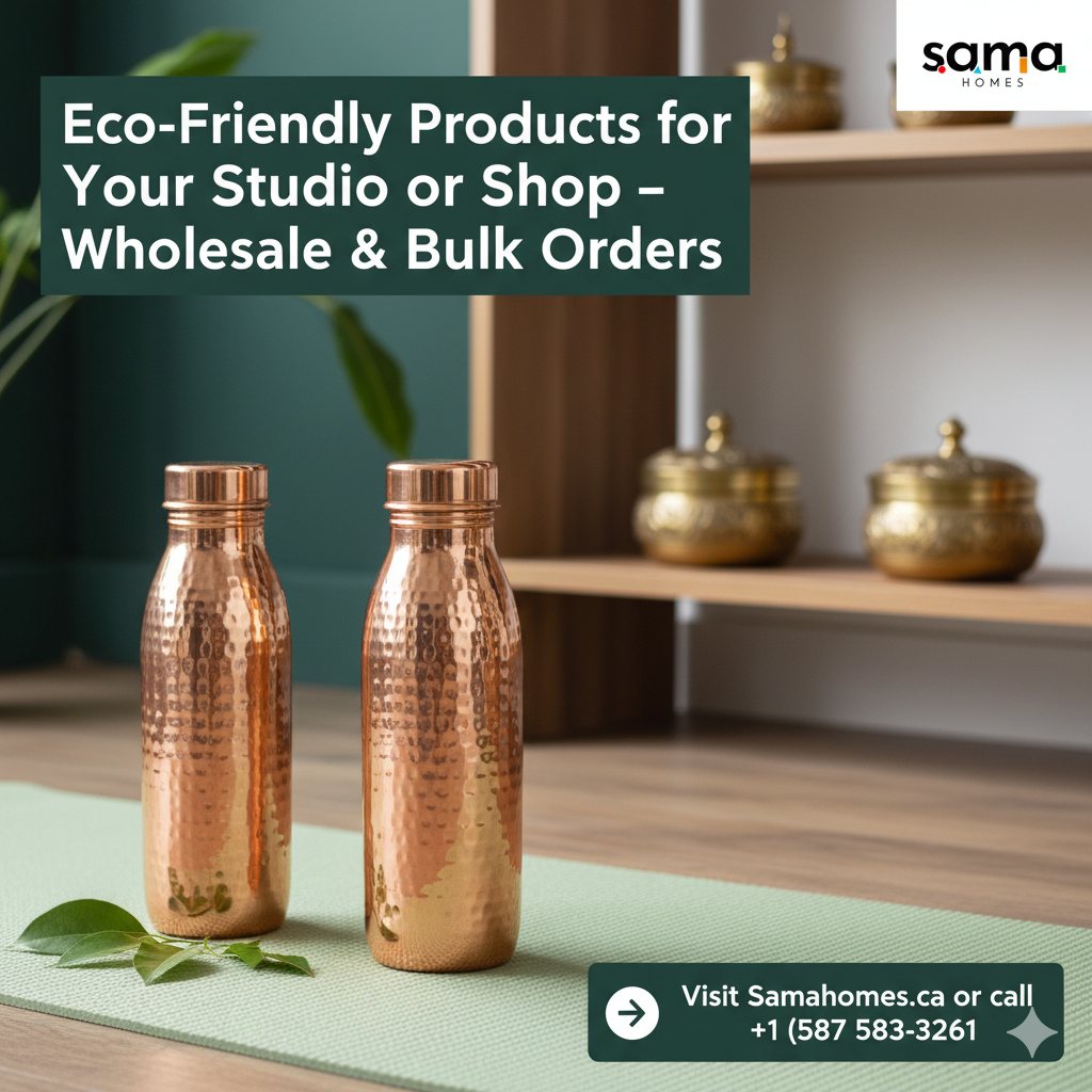 Bulk Eco-Friendly Copper &amp; Brass Products for Yoga Studios, Spas, and Retailers