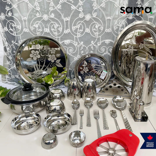 The Many Benefits of Stainless Steel Cookware and Dinnerware - Sama Homes