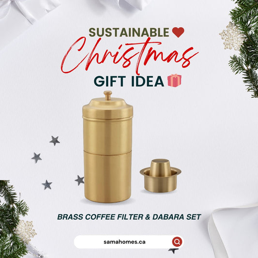 The Perfect Holiday Gift for Coffee Lovers: Brass Coffee Filter and Coffee Sets