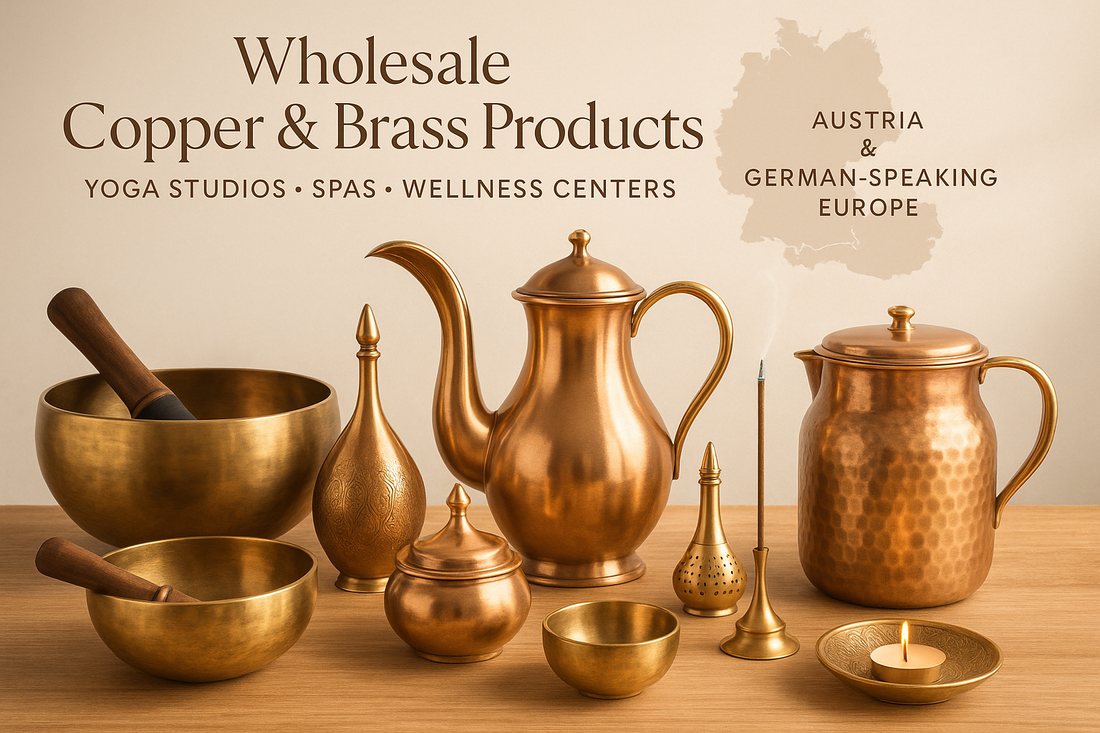 Wholesale 100% Pure Copper and Brass Products for Yoga Studios, Spas, and Wellness Centers in Austria and German-Speaking Europe