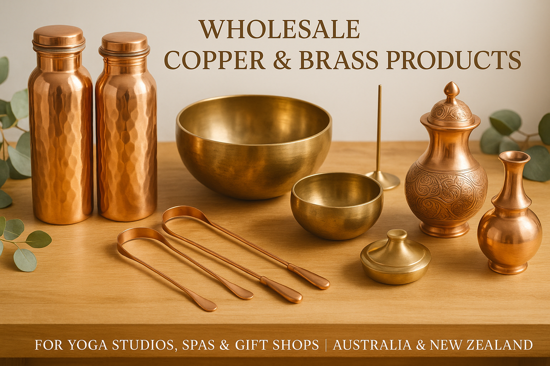 Wholesale 100% Pure Copper and Brass Products for Yoga Studios, Spas, and Wellness Centers in Australia and New Zealand