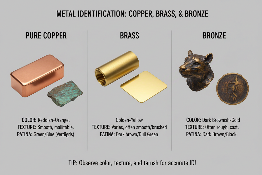 How to Identify Pure Copper, Brass, and Bronze Products (Beginners Guide)