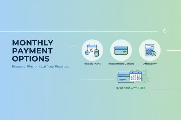 Monthly Payment options