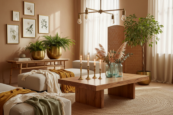 Sustainable Home Decor with Brass