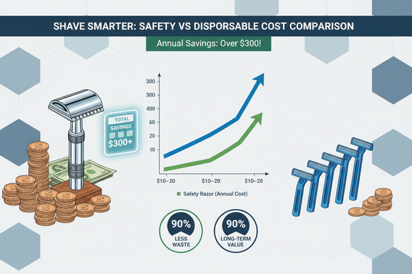 The Mathematics of the Safety Razor: How Switching Saves You $300+ a Year 
