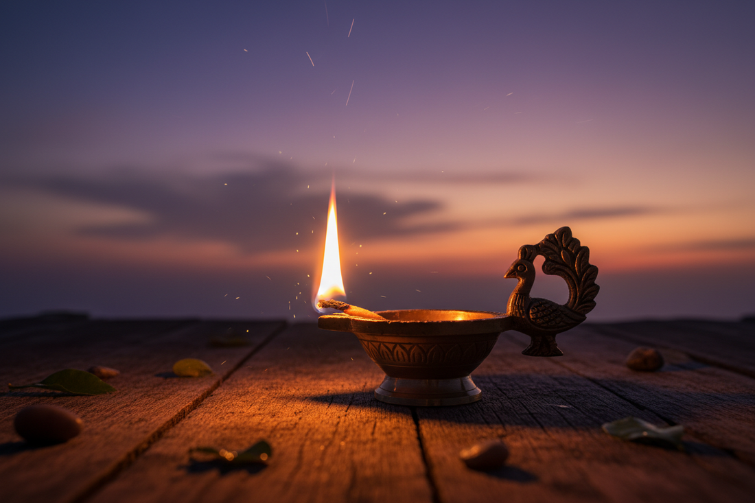 The Science of Lighting a Lamp (Diya) at Twilight